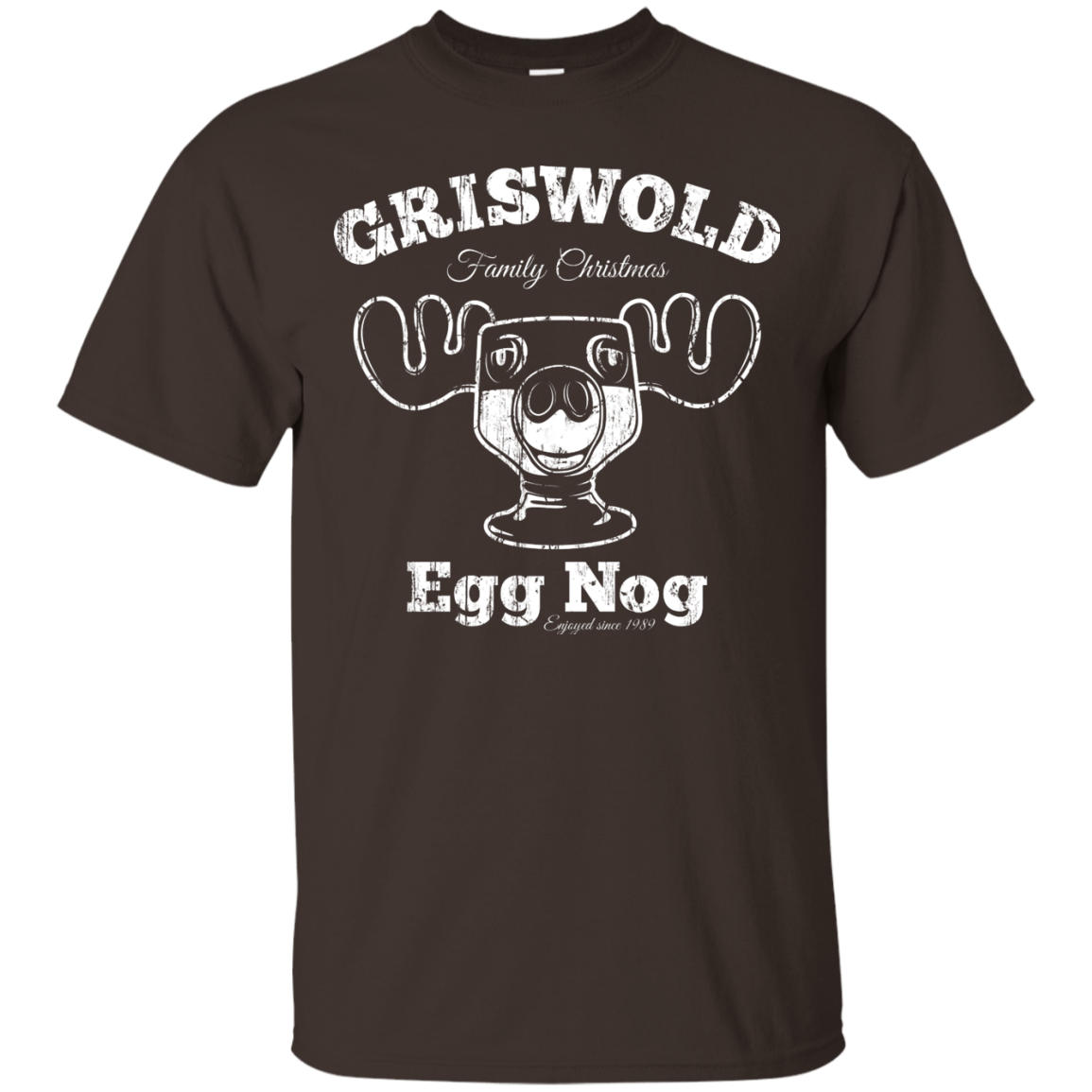 T-Shirts Dark Chocolate / Small Griswold Christmas Egg Nog T-Shirt