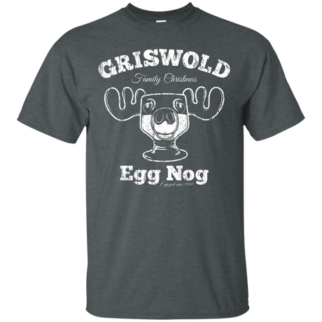 T-Shirts Dark Heather / Small Griswold Christmas Egg Nog T-Shirt