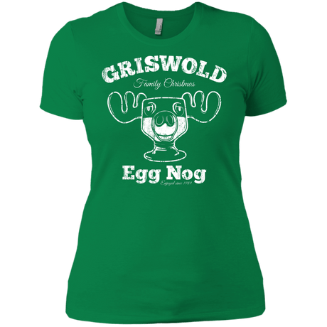 T-Shirts Kelly Green / X-Small Griswold Christmas Egg Nog Women's Premium T-Shirt