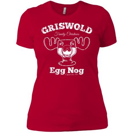 T-Shirts Red / X-Small Griswold Christmas Egg Nog Women's Premium T-Shirt
