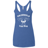 T-Shirts Vintage Royal / X-Small Griswold Christmas Egg Nog Women's Triblend Racerback Tank