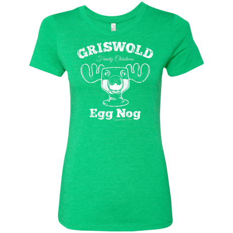 T-Shirts Envy / Small Griswold Christmas Egg Nog Women's Triblend T-Shirt