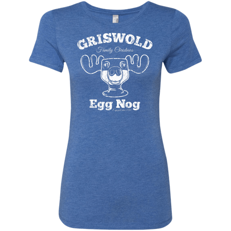 T-Shirts Vintage Royal / Small Griswold Christmas Egg Nog Women's Triblend T-Shirt