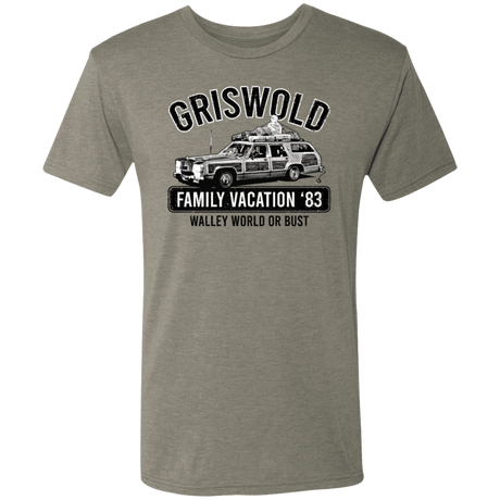 T-Shirts Venetian Grey / S Griswold Family Vaca Men's Triblend T-Shirt