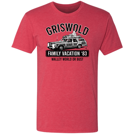 T-Shirts Vintage Red / S Griswold Family Vaca Men's Triblend T-Shirt