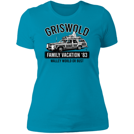T-Shirts Turquoise / S Griswold Family Vaca Women's Premium T-Shirt