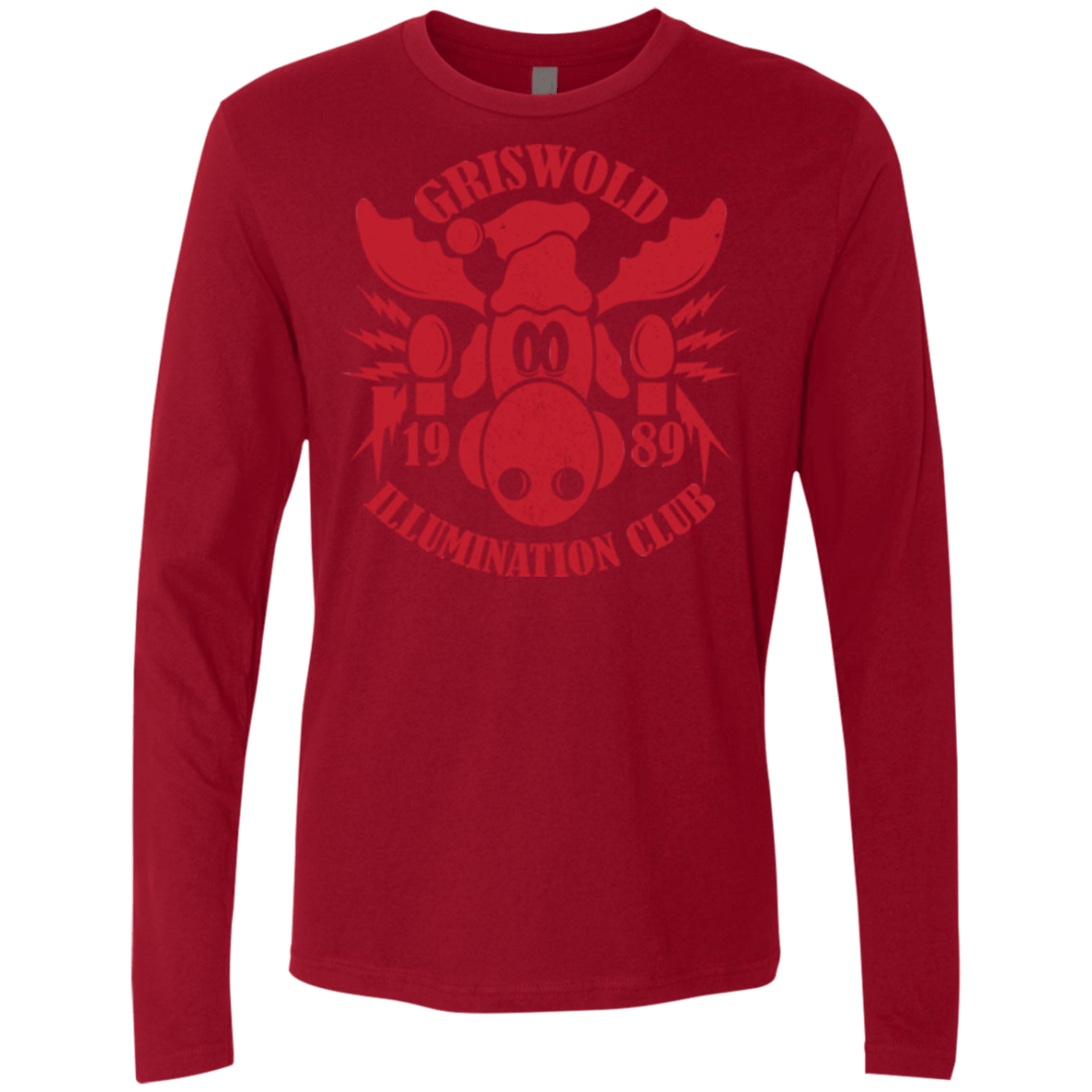 T-Shirts Cardinal / Small Griswold Illumination Club Men's Premium Long Sleeve