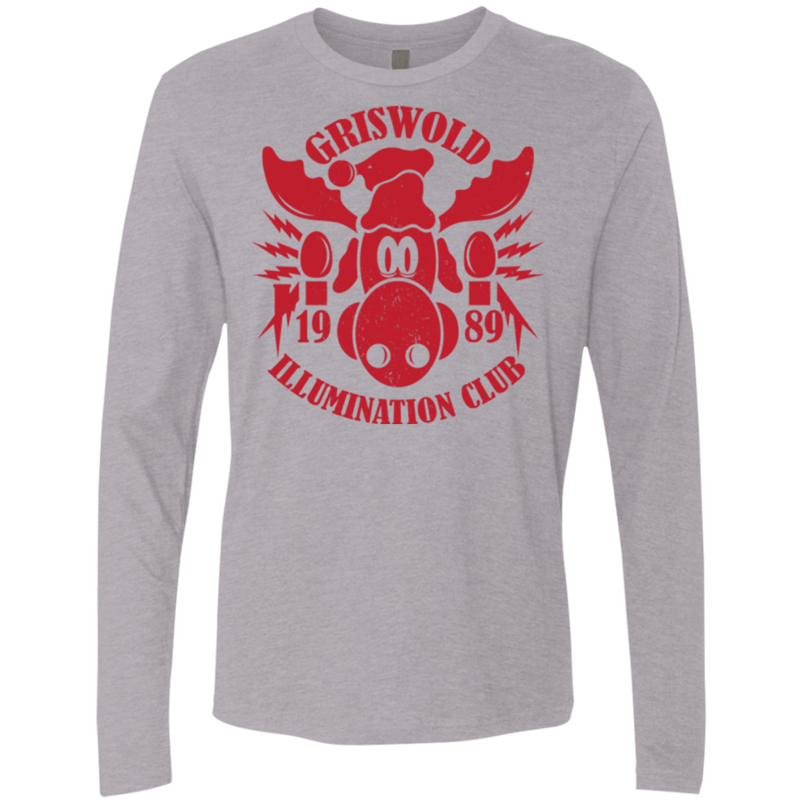 T-Shirts Heather Grey / Small Griswold Illumination Club Men's Premium Long Sleeve