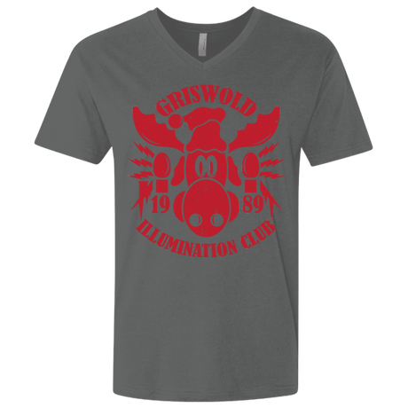 T-Shirts Heavy Metal / X-Small Griswold Illumination Club Men's Premium V-Neck