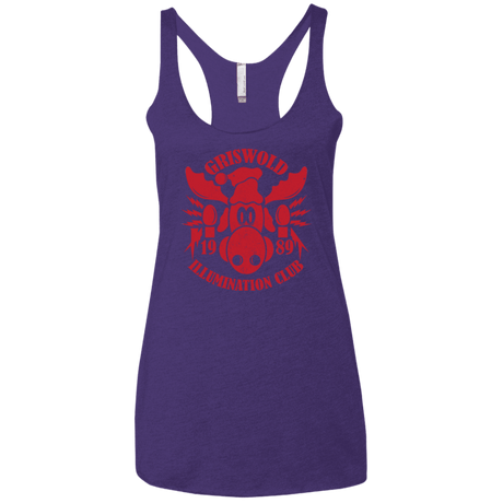 T-Shirts Purple / X-Small Griswold Illumination Club Women's Triblend Racerback Tank