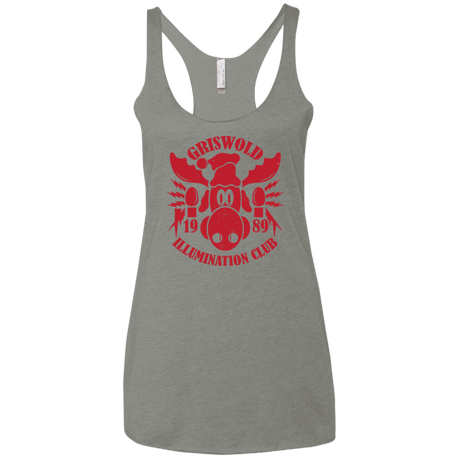 T-Shirts Venetian Grey / X-Small Griswold Illumination Club Women's Triblend Racerback Tank