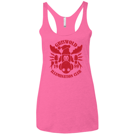 T-Shirts Vintage Pink / X-Small Griswold Illumination Club Women's Triblend Racerback Tank