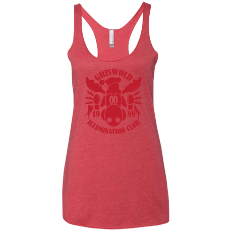 T-Shirts Vintage Red / X-Small Griswold Illumination Club Women's Triblend Racerback Tank