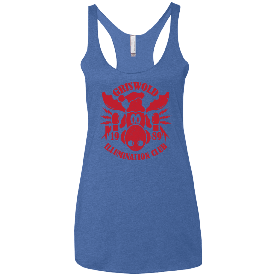 T-Shirts Vintage Royal / X-Small Griswold Illumination Club Women's Triblend Racerback Tank