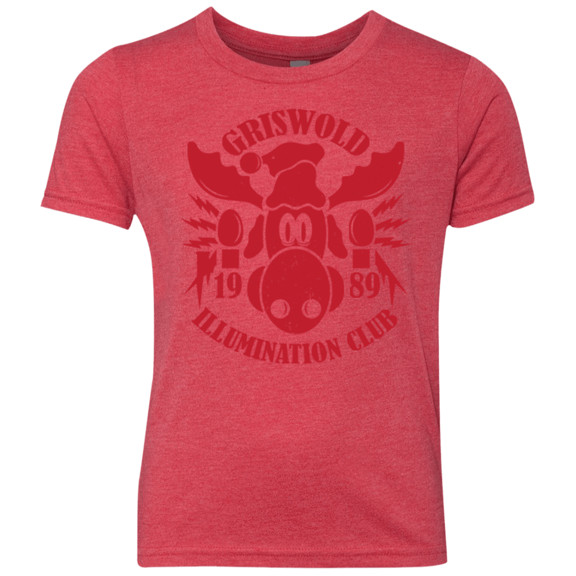 T-Shirts Vintage Red / YXS Griswold Illumination Club Youth Triblend T-Shirt
