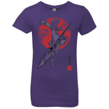 T-Shirts Purple Rush / YXS Grizzly Sloth Girls Premium T-Shirt