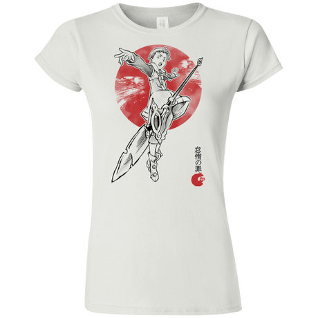 T-Shirts White / S Grizzly Sloth Junior Slimmer-Fit T-Shirt