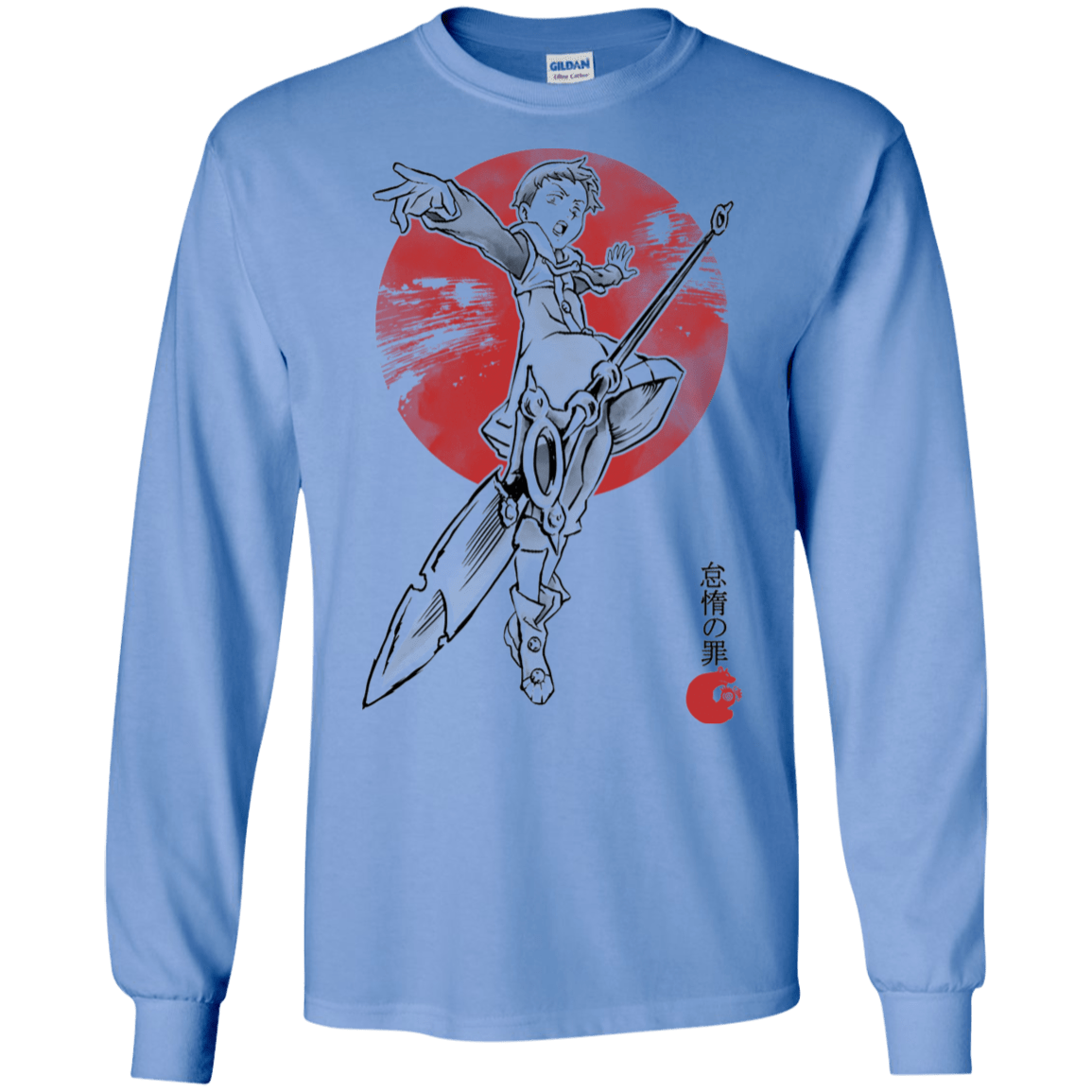 T-Shirts Carolina Blue / S Grizzly Sloth Men's Long Sleeve T-Shirt