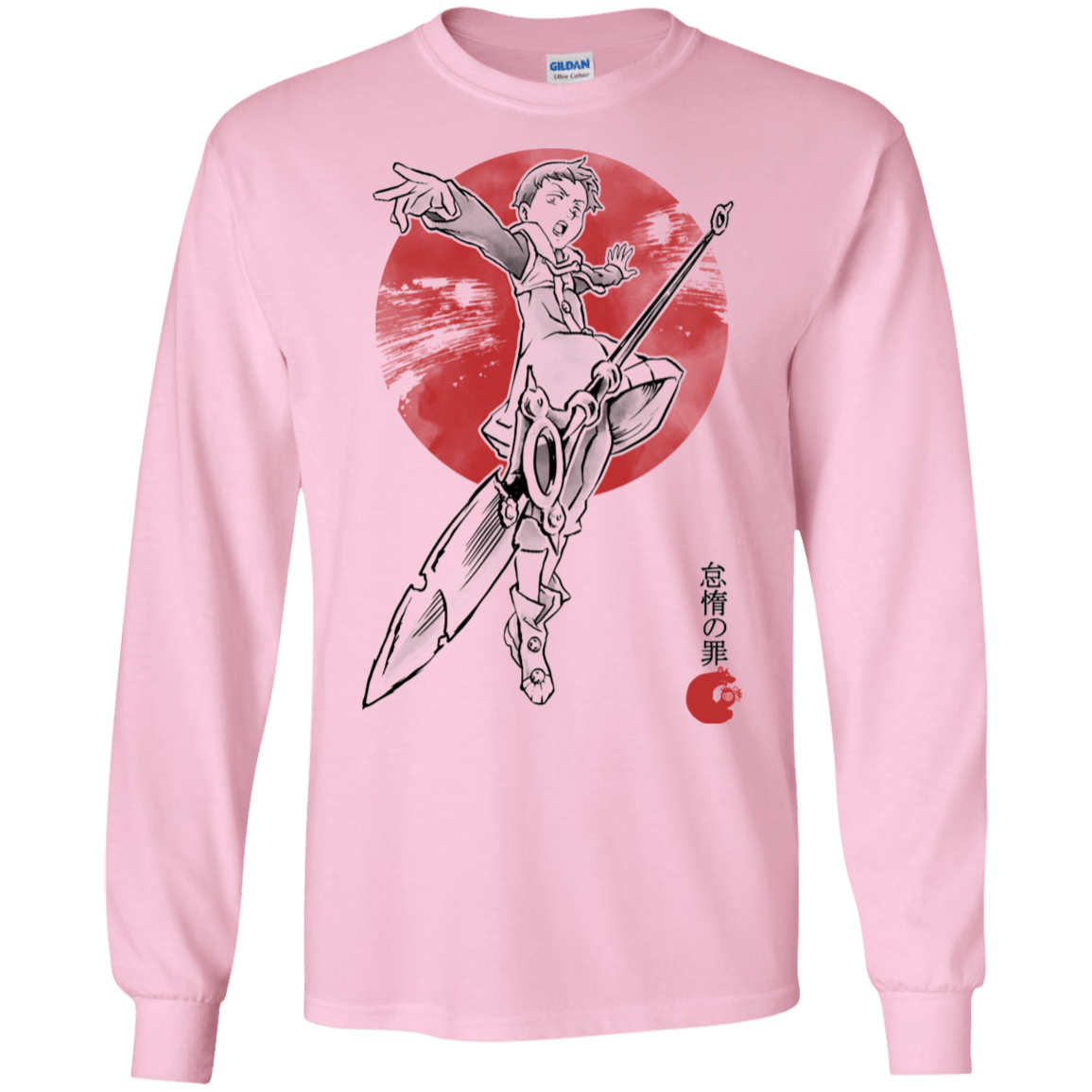 T-Shirts Light Pink / S Grizzly Sloth Men's Long Sleeve T-Shirt