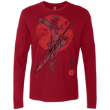 T-Shirts Cardinal / S Grizzly Sloth Men's Premium Long Sleeve