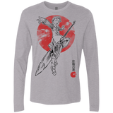 T-Shirts Heather Grey / S Grizzly Sloth Men's Premium Long Sleeve