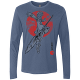 T-Shirts Indigo / S Grizzly Sloth Men's Premium Long Sleeve