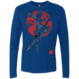 T-Shirts Royal / S Grizzly Sloth Men's Premium Long Sleeve