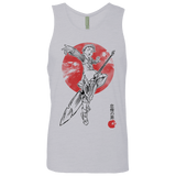 T-Shirts Heather Grey / S Grizzly Sloth Men's Premium Tank Top