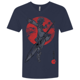 T-Shirts Midnight Navy / X-Small Grizzly Sloth Men's Premium V-Neck