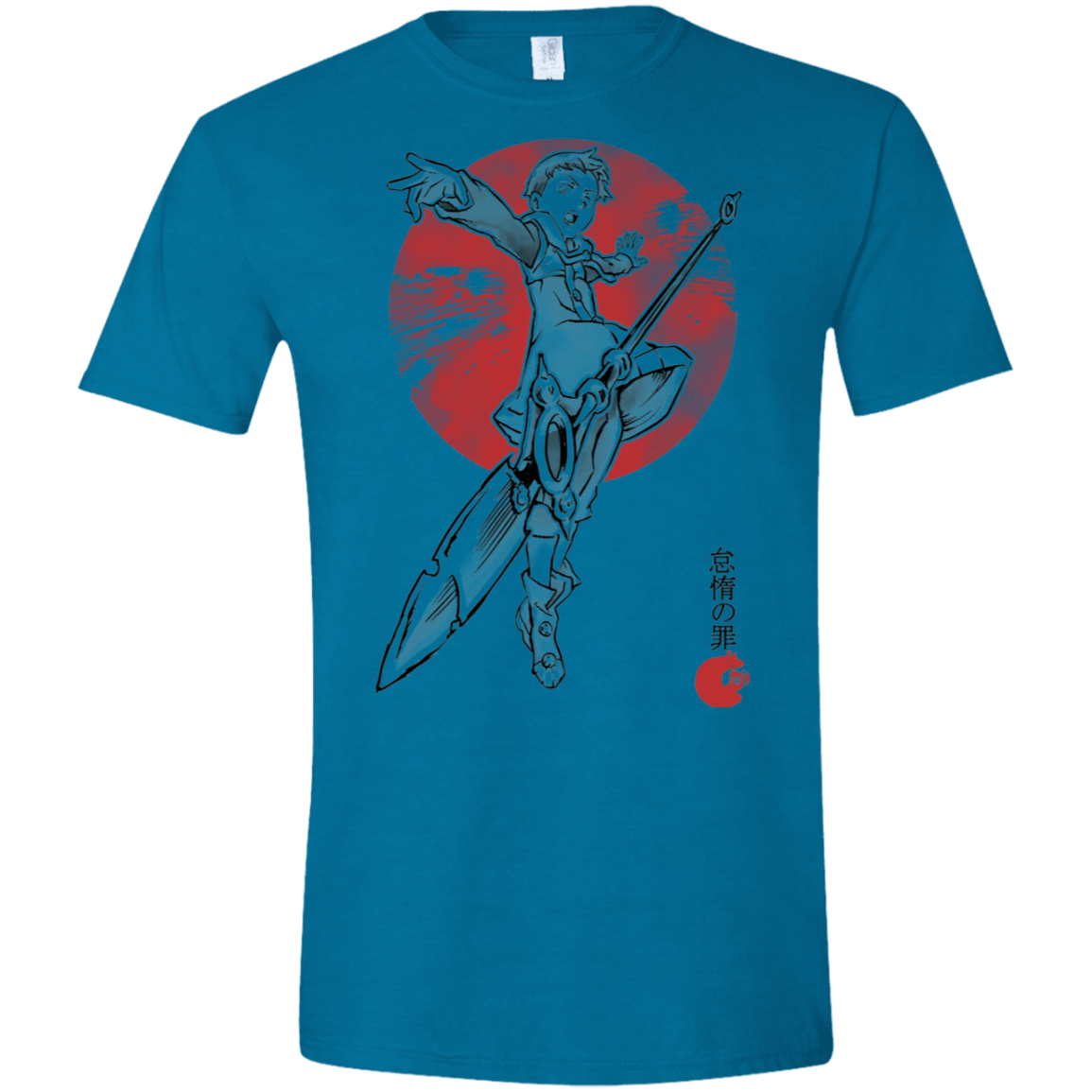 T-Shirts Antique Sapphire / S Grizzly Sloth Men's Semi-Fitted Softstyle