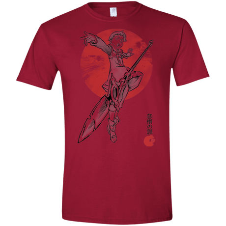 T-Shirts Cardinal Red / S Grizzly Sloth Men's Semi-Fitted Softstyle