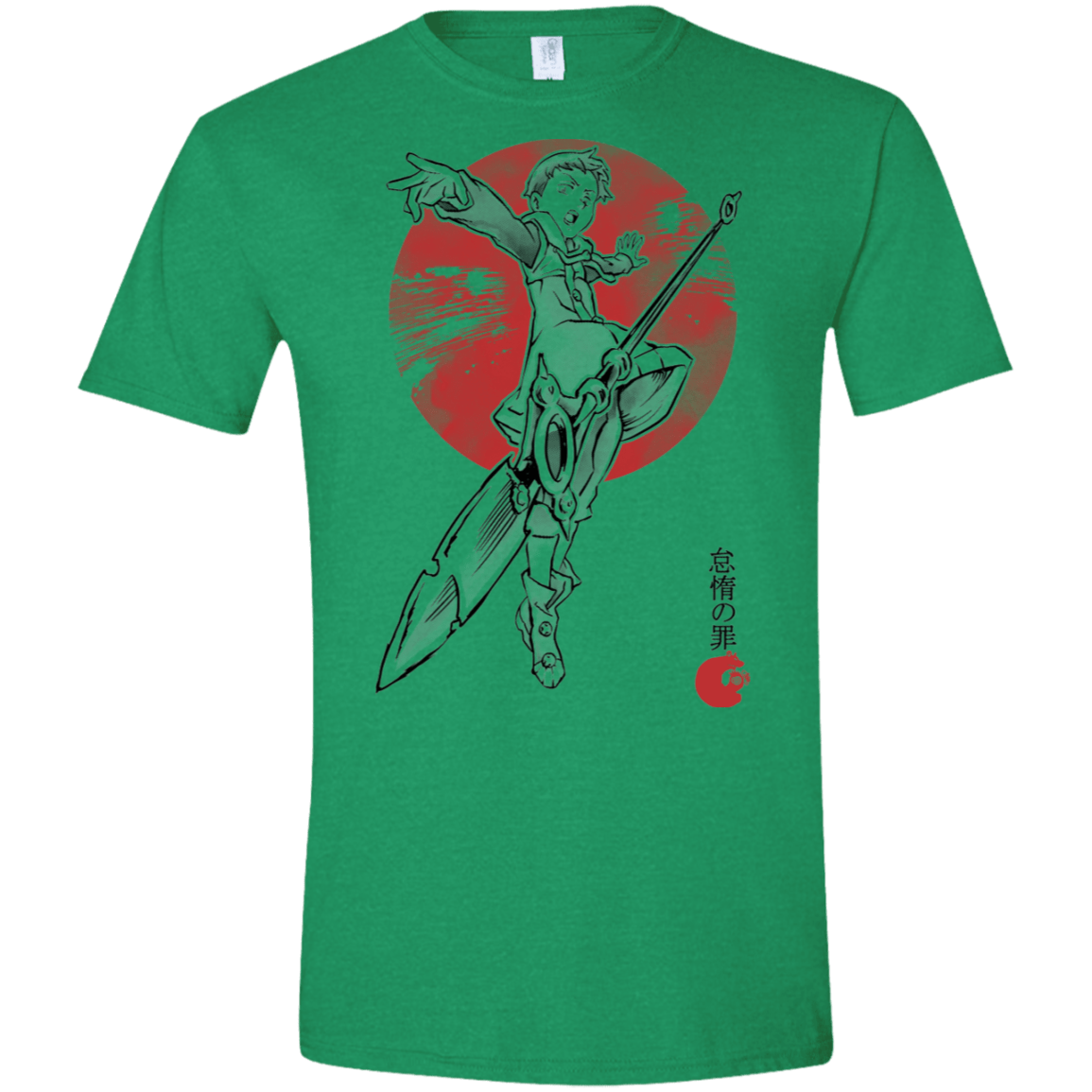 T-Shirts Heather Irish Green / S Grizzly Sloth Men's Semi-Fitted Softstyle