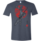 T-Shirts Heather Navy / S Grizzly Sloth Men's Semi-Fitted Softstyle