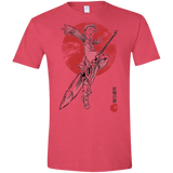 T-Shirts Heather Red / S Grizzly Sloth Men's Semi-Fitted Softstyle