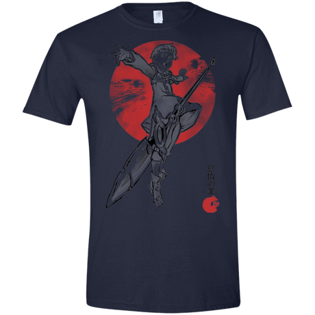 T-Shirts Navy / X-Small Grizzly Sloth Men's Semi-Fitted Softstyle