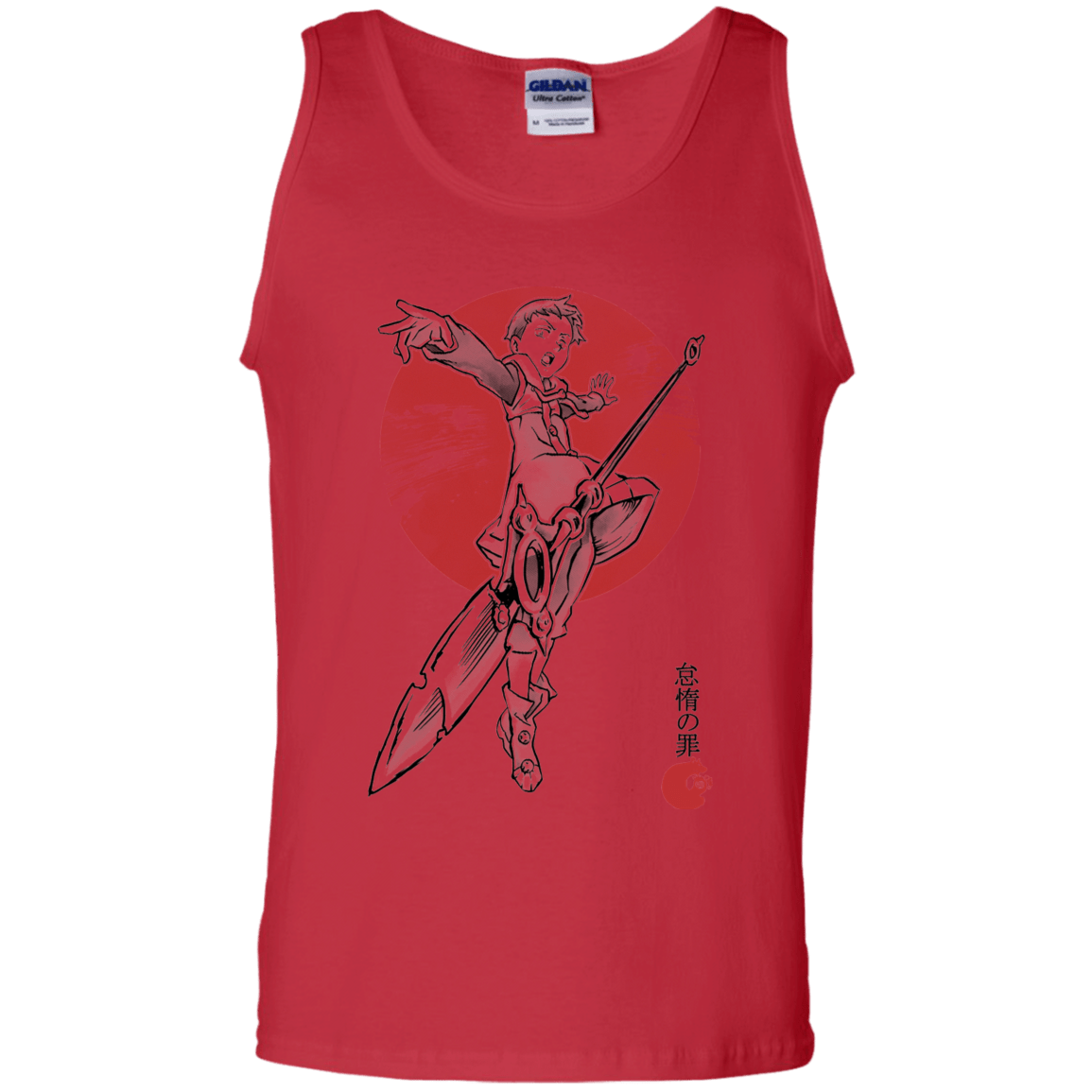 T-Shirts Red / S Grizzly Sloth Men's Tank Top