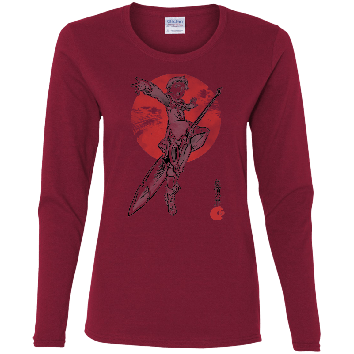 T-Shirts Cardinal / S Grizzly Sloth Women's Long Sleeve T-Shirt