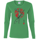 T-Shirts Irish Green / S Grizzly Sloth Women's Long Sleeve T-Shirt