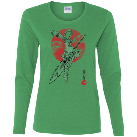 T-Shirts Irish Green / S Grizzly Sloth Women's Long Sleeve T-Shirt
