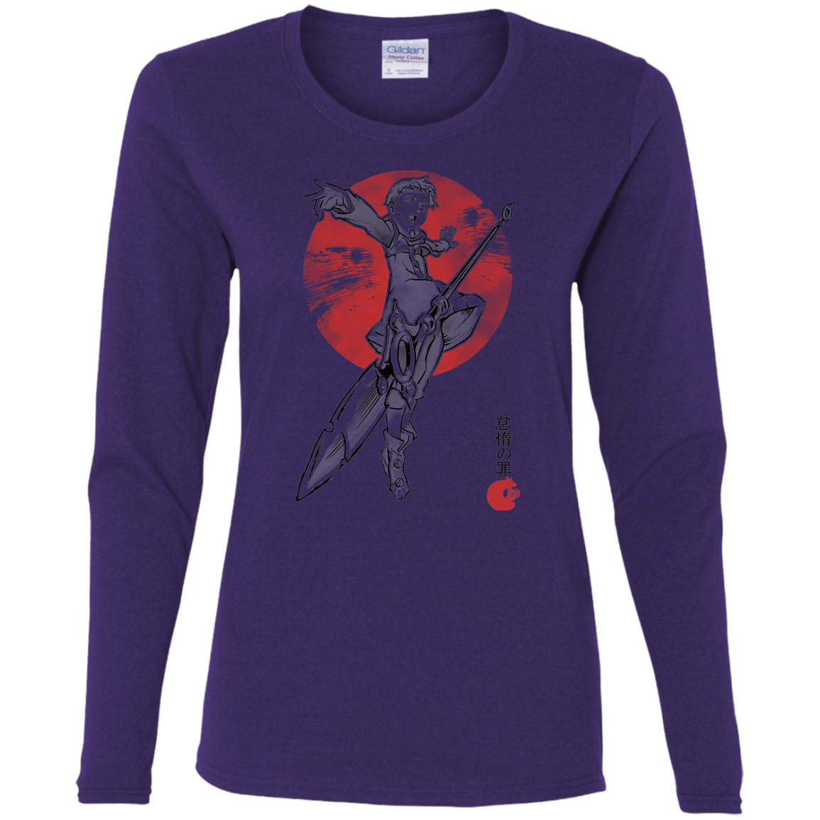T-Shirts Purple / S Grizzly Sloth Women's Long Sleeve T-Shirt