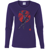 T-Shirts Purple / S Grizzly Sloth Women's Long Sleeve T-Shirt