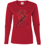 T-Shirts Red / S Grizzly Sloth Women's Long Sleeve T-Shirt