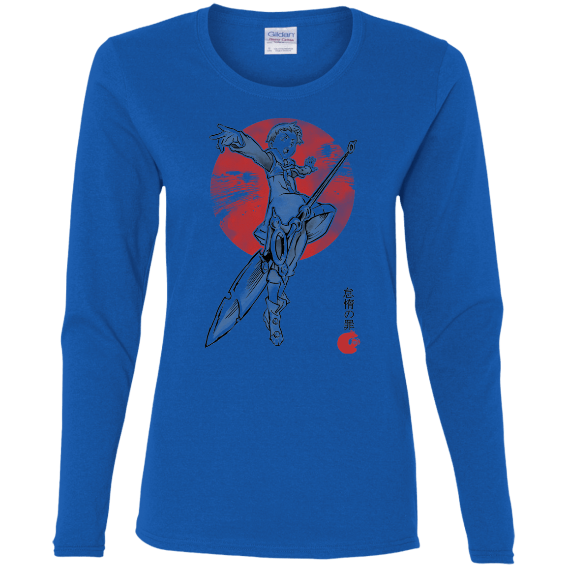 T-Shirts Royal / S Grizzly Sloth Women's Long Sleeve T-Shirt