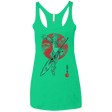 T-Shirts Envy / X-Small Grizzly Sloth Women's Triblend Racerback Tank