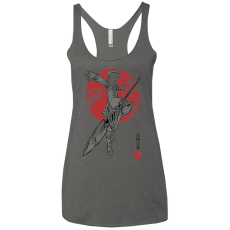 T-Shirts Premium Heather / X-Small Grizzly Sloth Women's Triblend Racerback Tank