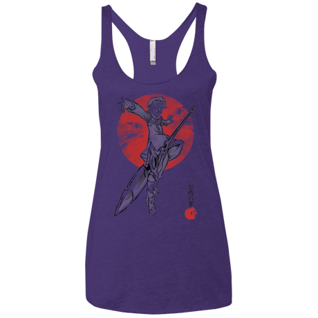T-Shirts Purple Rush / X-Small Grizzly Sloth Women's Triblend Racerback Tank