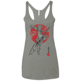 T-Shirts Venetian Grey / X-Small Grizzly Sloth Women's Triblend Racerback Tank