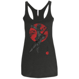 T-Shirts Vintage Black / X-Small Grizzly Sloth Women's Triblend Racerback Tank