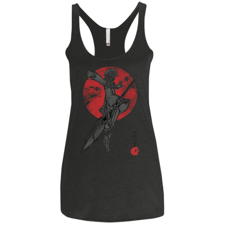 T-Shirts Vintage Black / X-Small Grizzly Sloth Women's Triblend Racerback Tank