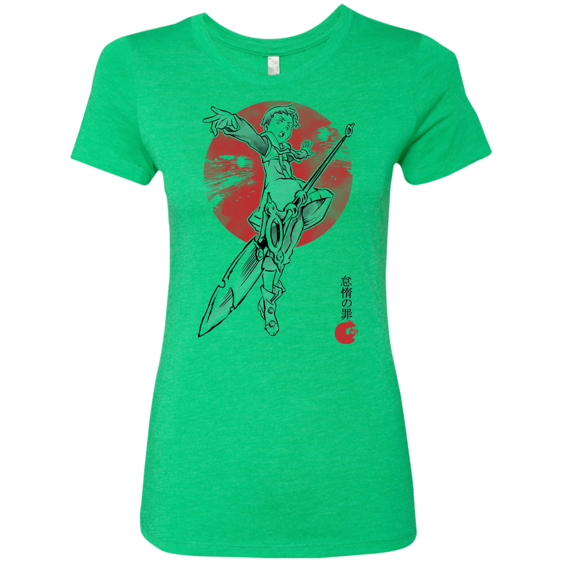 T-Shirts Envy / S Grizzly Sloth Women's Triblend T-Shirt